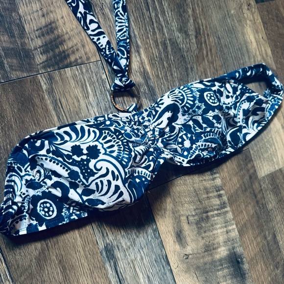 Lauren Ralph Lauren Navy and White Bikini - Picture 3 of 7